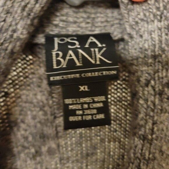 ~ mens grey button sweater - Picture 3 of 3